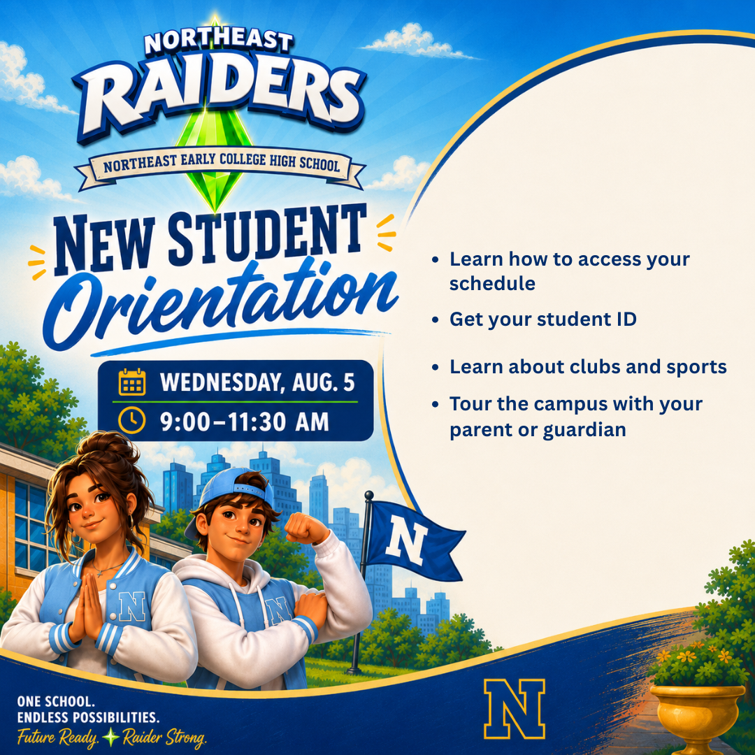 Invitation to the new student orientation on Aug 5th at 9 am