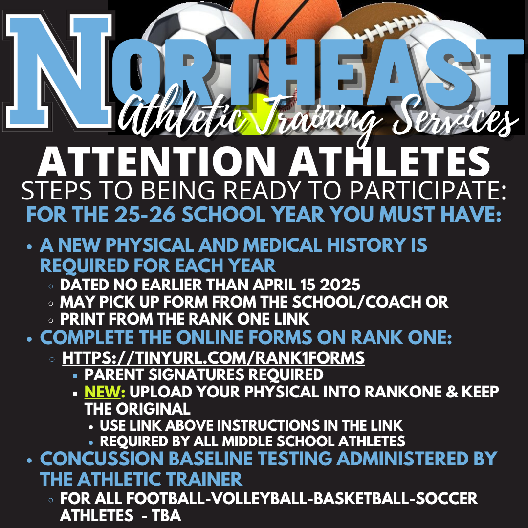 Athletics requirements