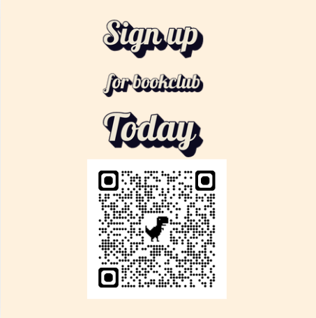 qr code to sign up for book club 